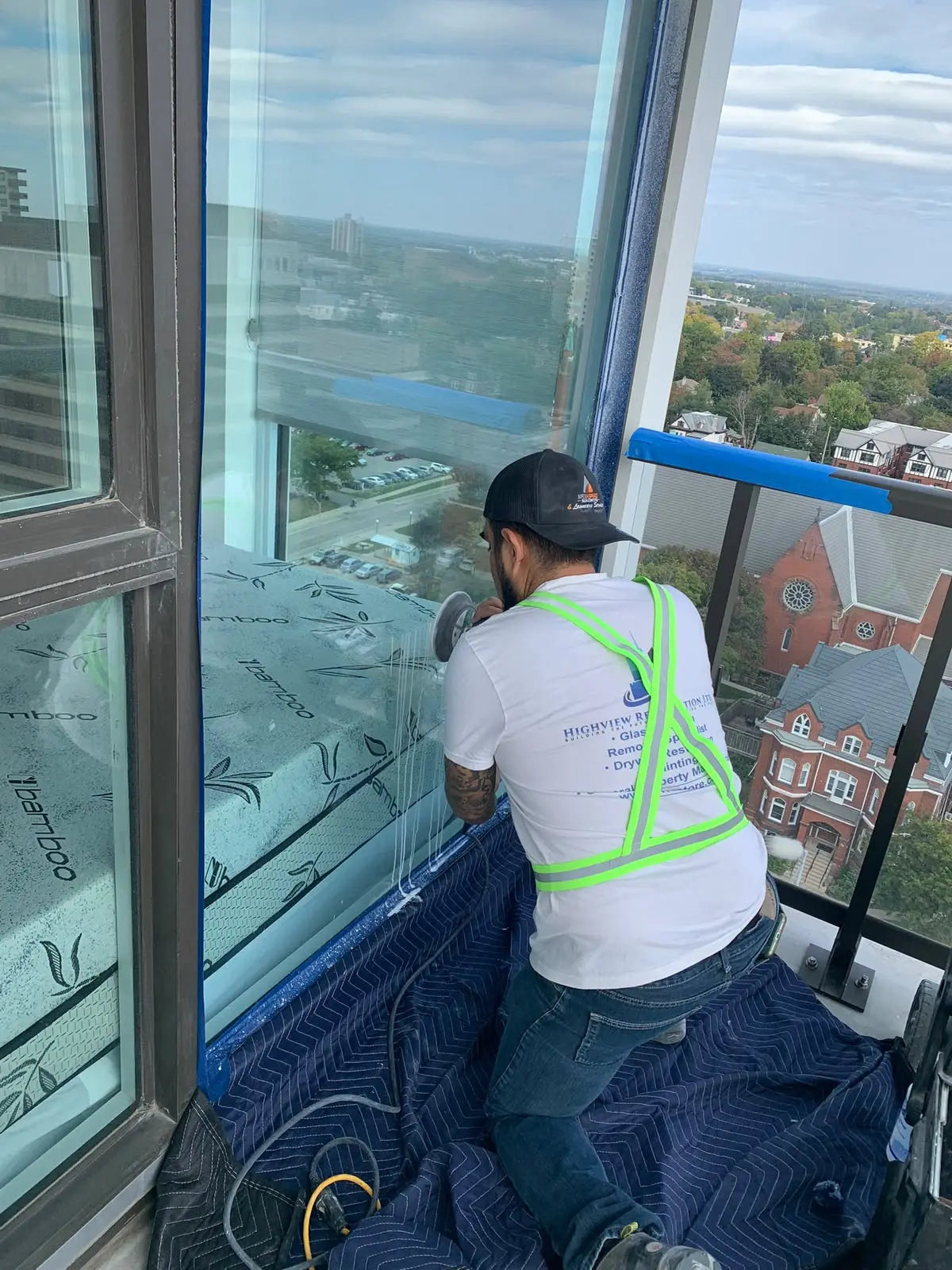 Glass scratch removal on condo sites across the GTA, photo 5