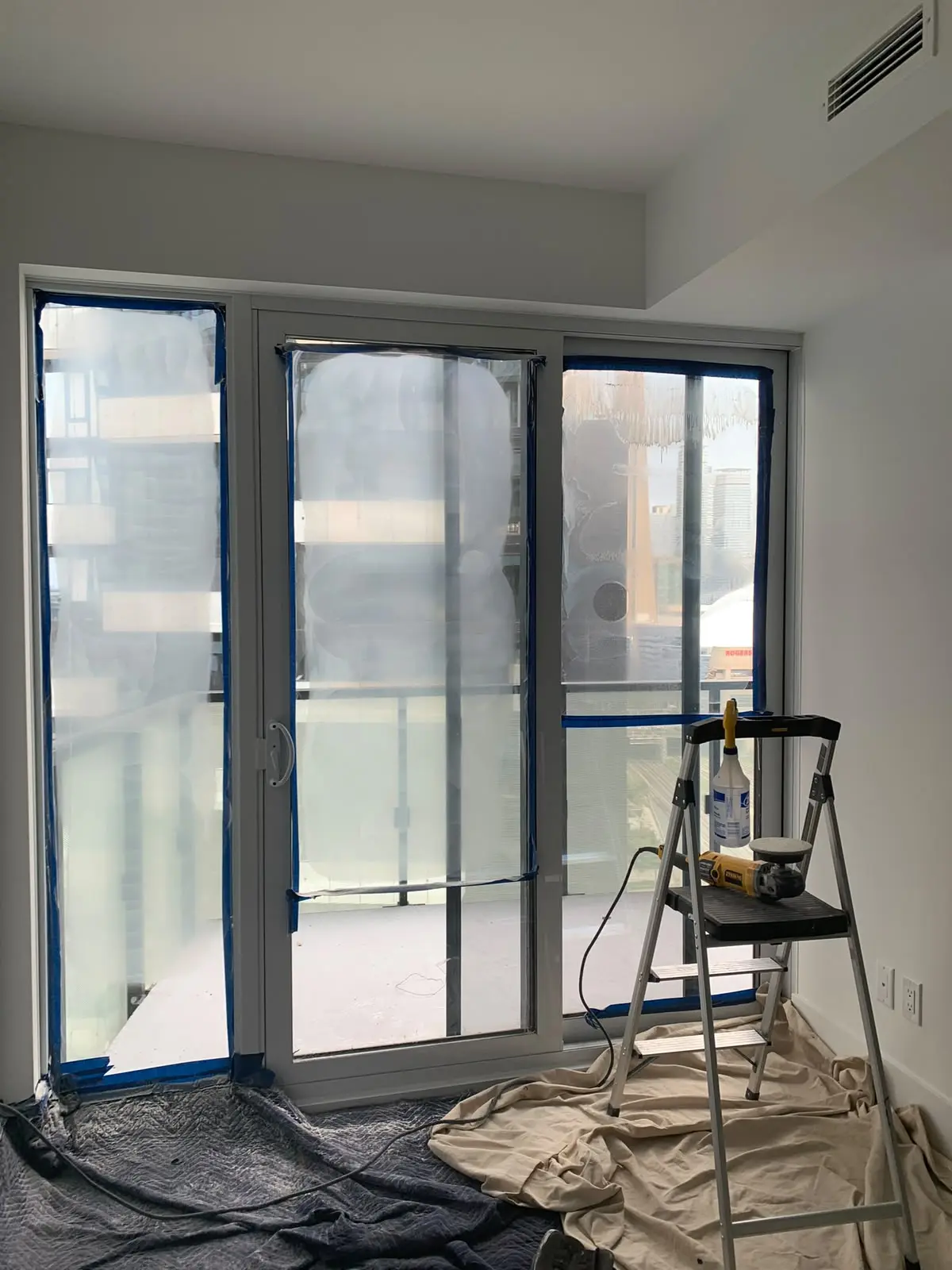 Glass scratch removal on condo sites across the GTA, photo 8